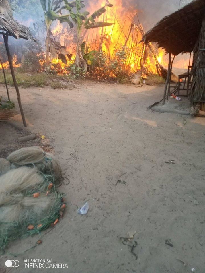 Fire outbreak in fishing settlement