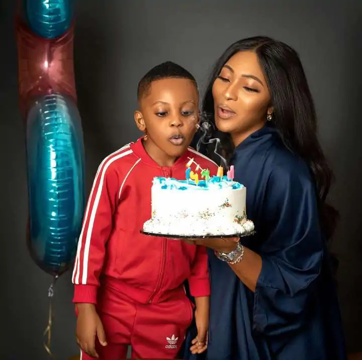 Lilian Esoro Son
Lilian Esoro husband