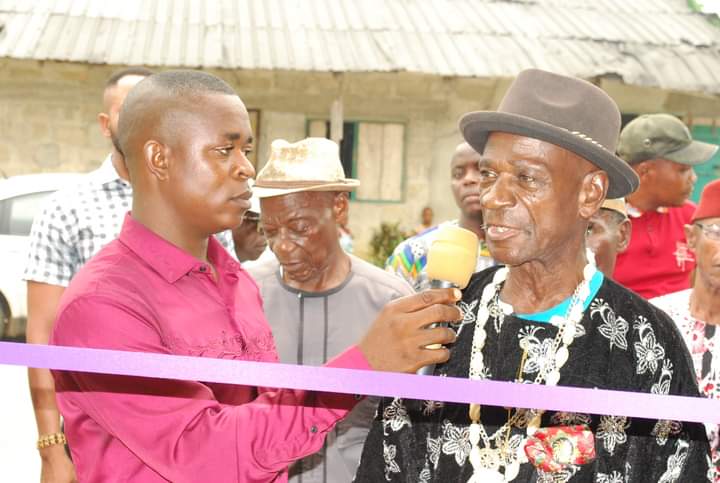 Sam Dede Krt, Okoroete Youth President builds Mini Market in his Village in Akwa Ibom State