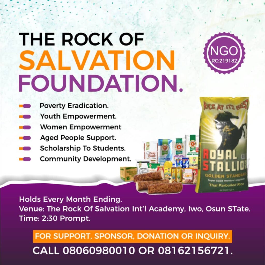 The Rock Of Salvation Foundation