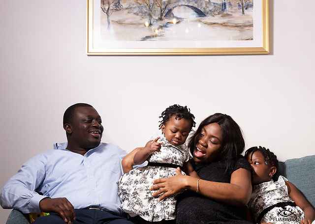 Oluseun Onigbinde and family 