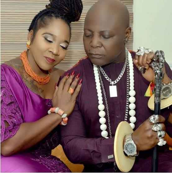 Charly Boy and wife picture 