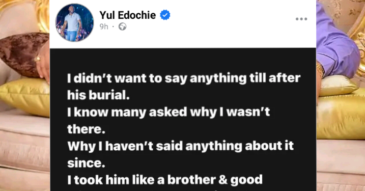 Yul Edochie's Shocking Allegations: Backstabbing Claims On Late Junior Pope