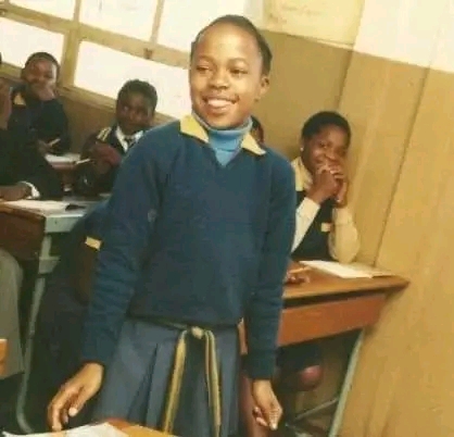 Sindi Dlathu childhood photo 